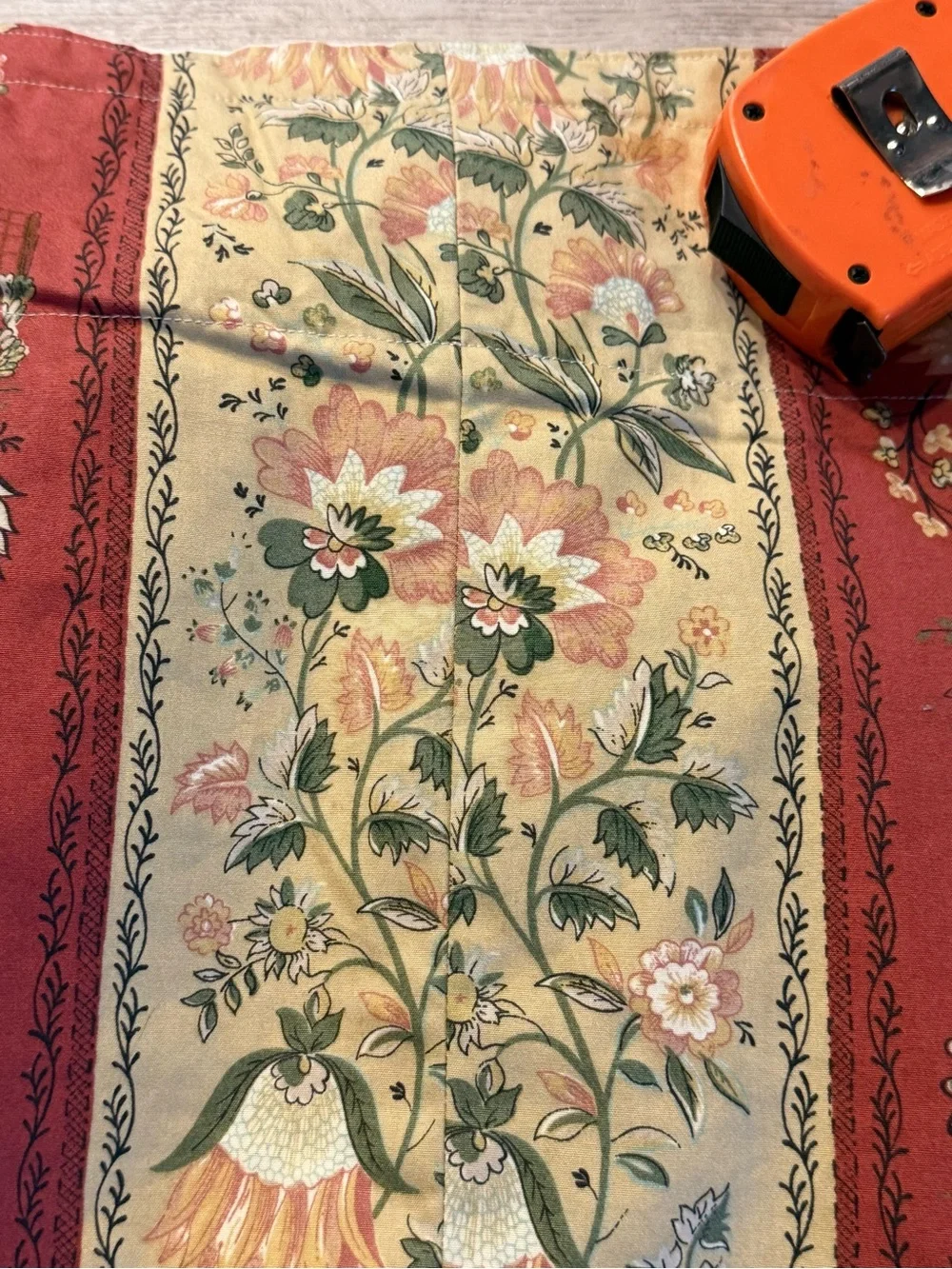 Vintage French Country Toile & Floral Menagerie Custom Jabots